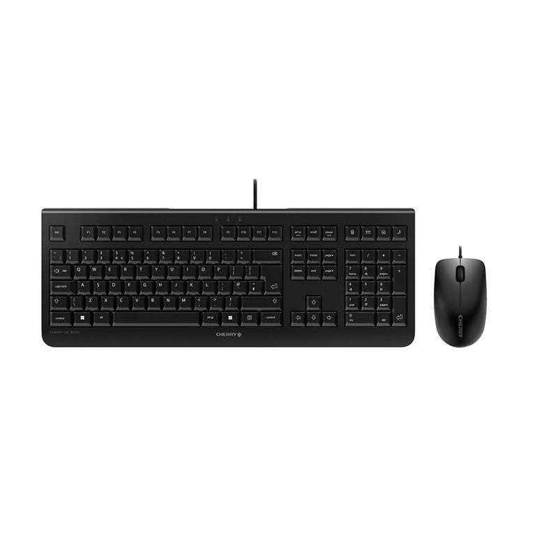 Cherry DC 2000 USB UK Black keyboard & Mouse