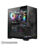 Vida Vetro Black ATX Gaming Case