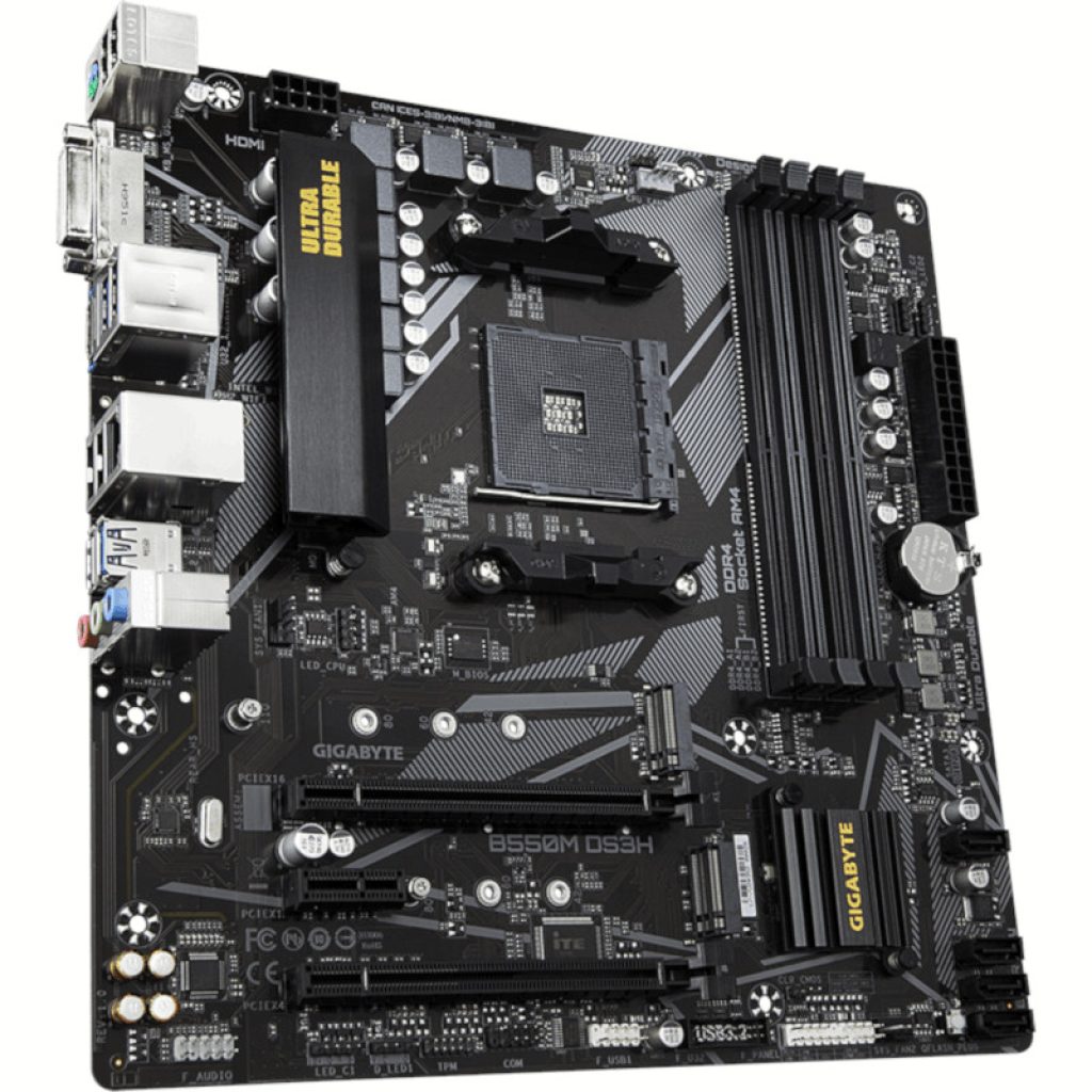 Gigabyte B550m Ds3h Matx Motherboard 