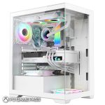 Vida Vetro ATX White Gaming Case