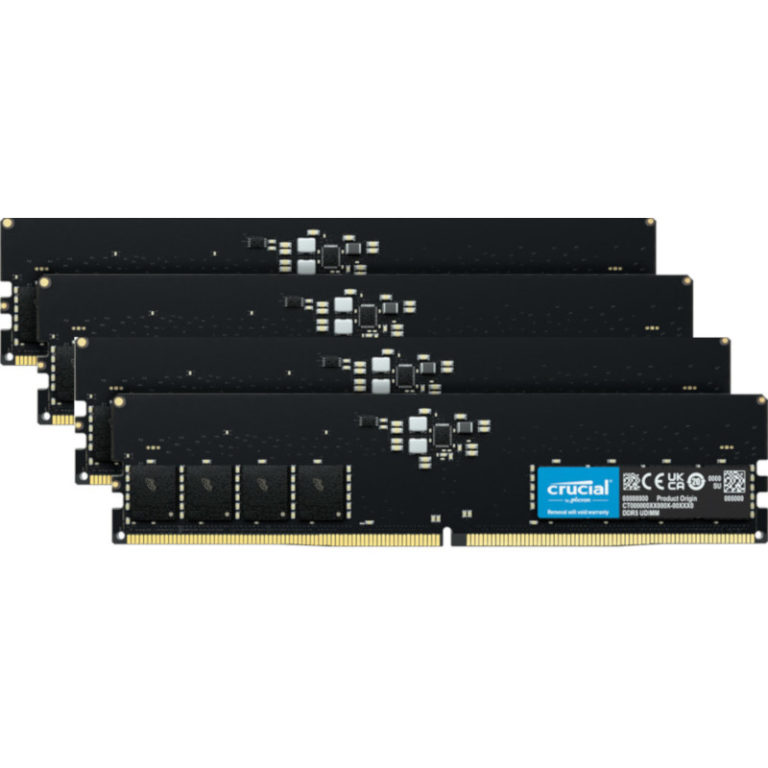 ** EOL ** 128GB Crucial DDR5 4000MHz CL40 (4x32GB) | Punch Technology