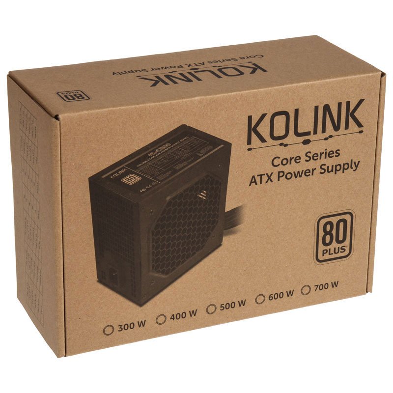 Kolink Classic Power 80 Plus Bronze Alimentation PC 600W Alimentation pour  Ordinateur de Bureau - Power Supply - Alimentation PC Silencieuse -  Composent PC Gamer : : Informatique